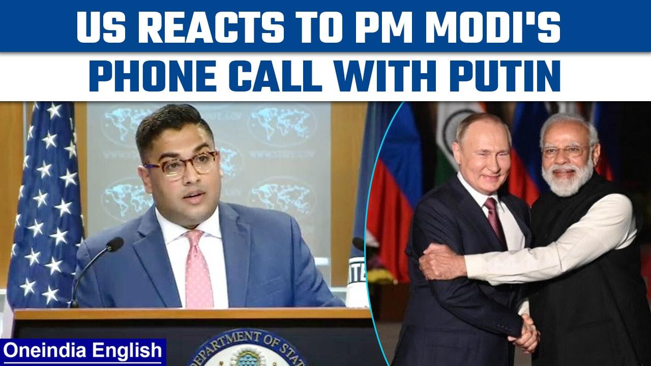 US lauds India's position on Russia-Ukraine war | Putin-Modi telephone call | Oneindia News*News