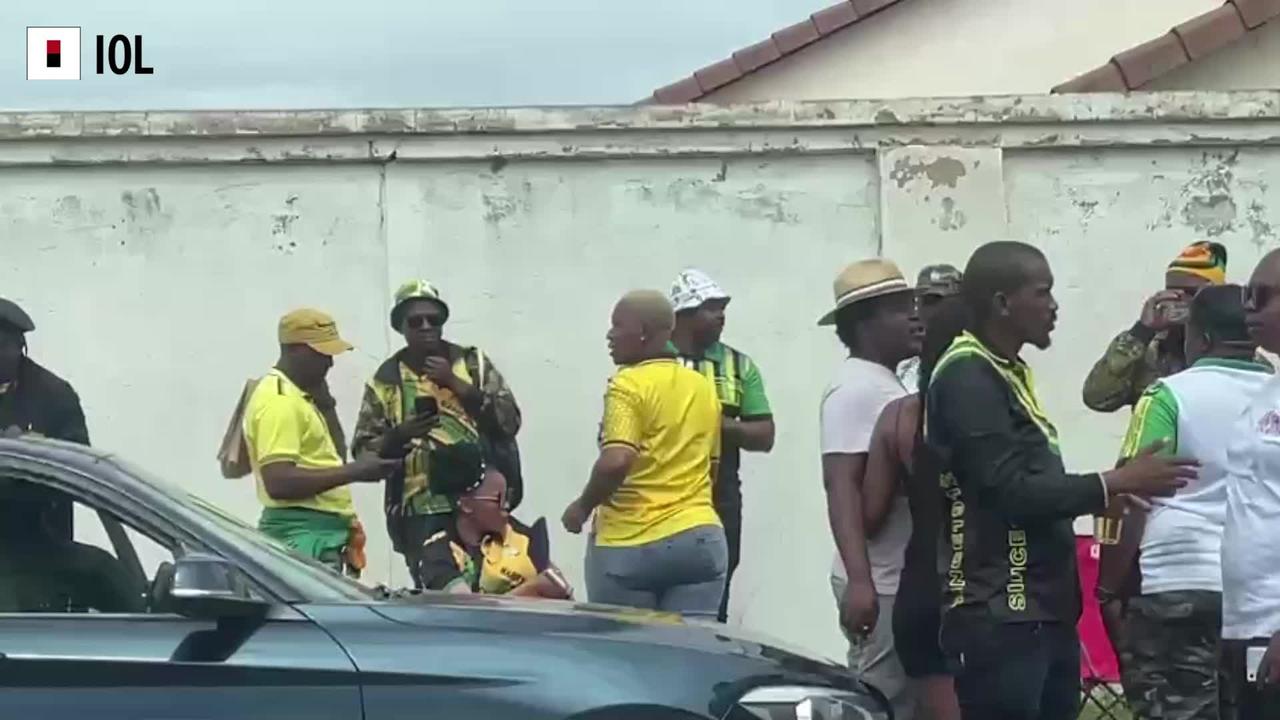 Watch: ANC members outside the 55th National Conference