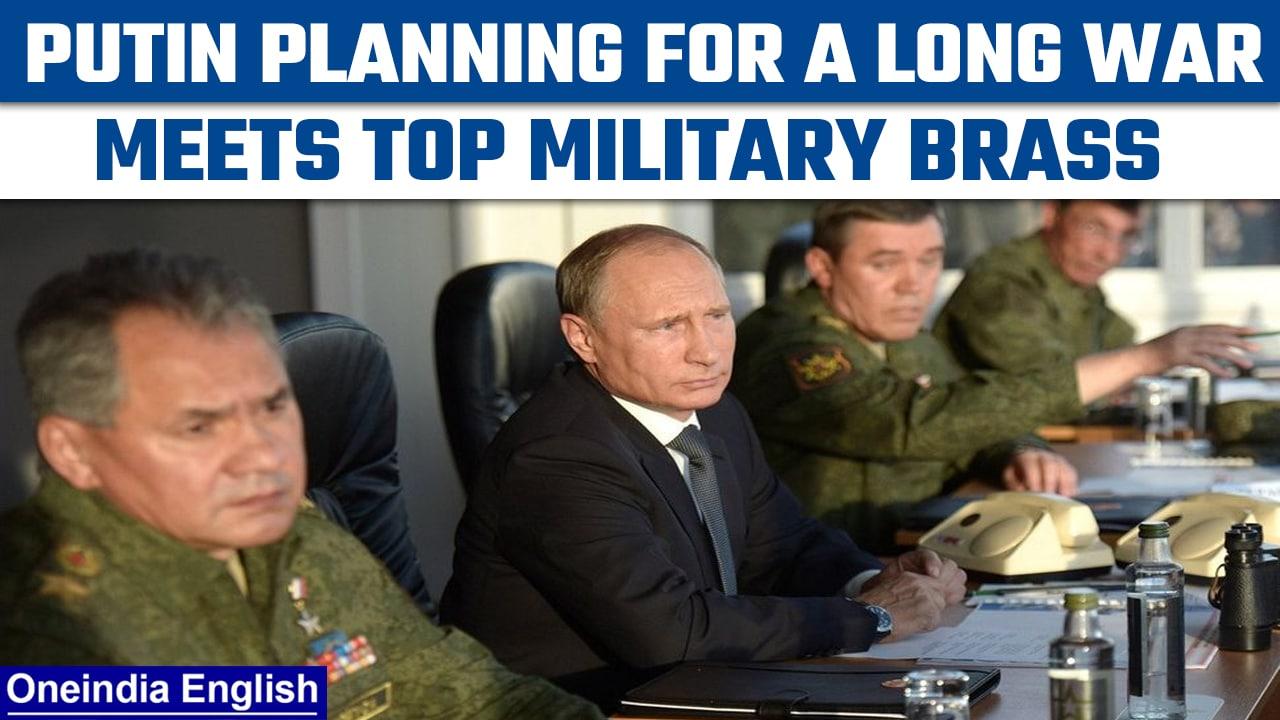 Putin meets top military brass to discuss Ukraine strategy | Oneindia News *International