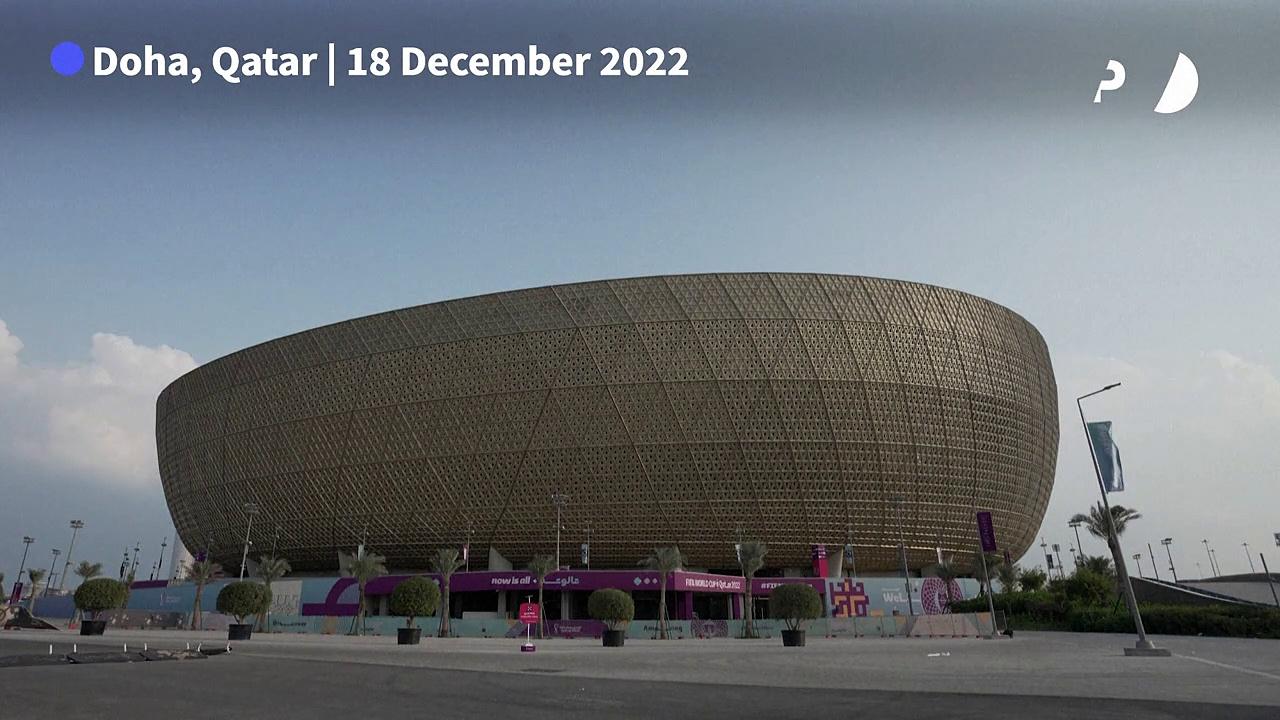 Timelapse of Lusail Stadium, set to host World Cup final