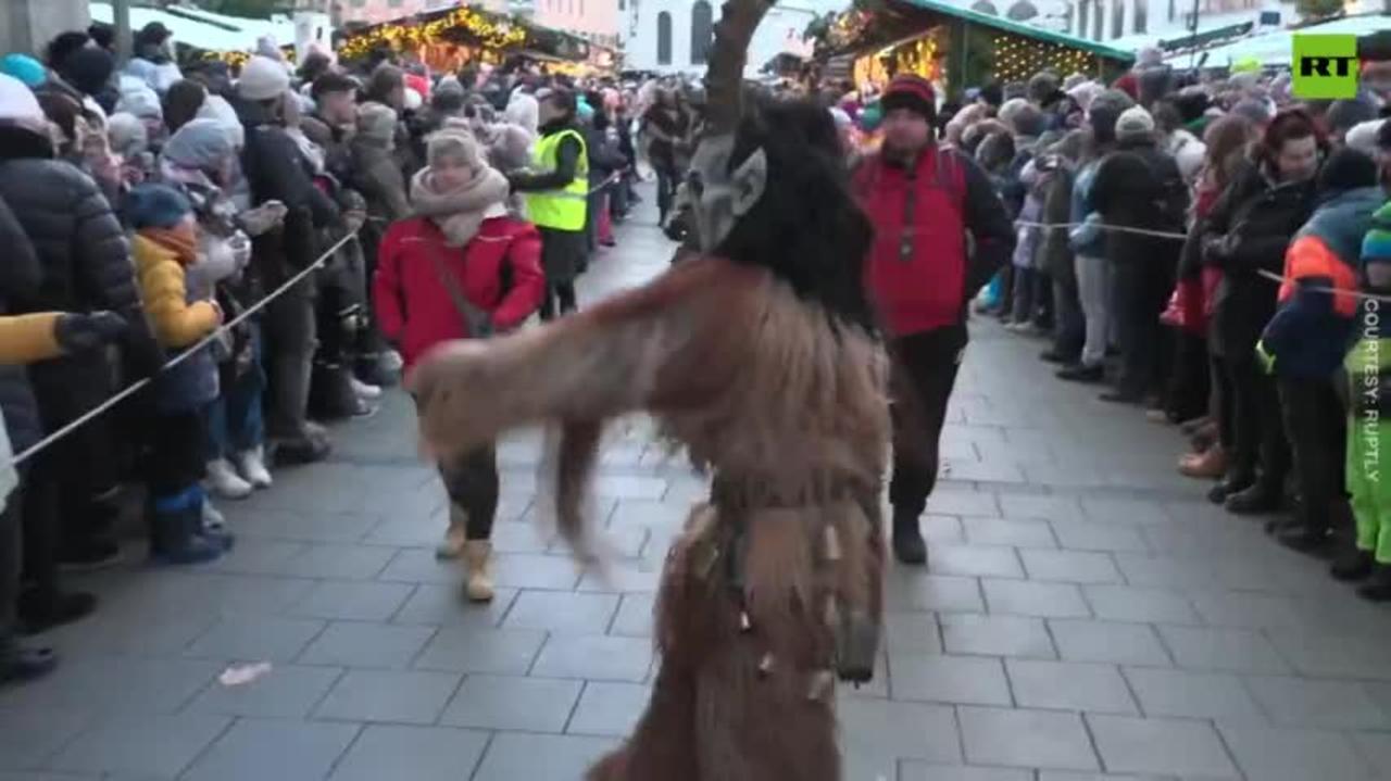 Krampus run' takes place in Munich every One News Page VIDEO