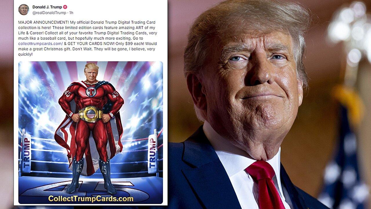 Trump Announces Release of Digital Trading Cards