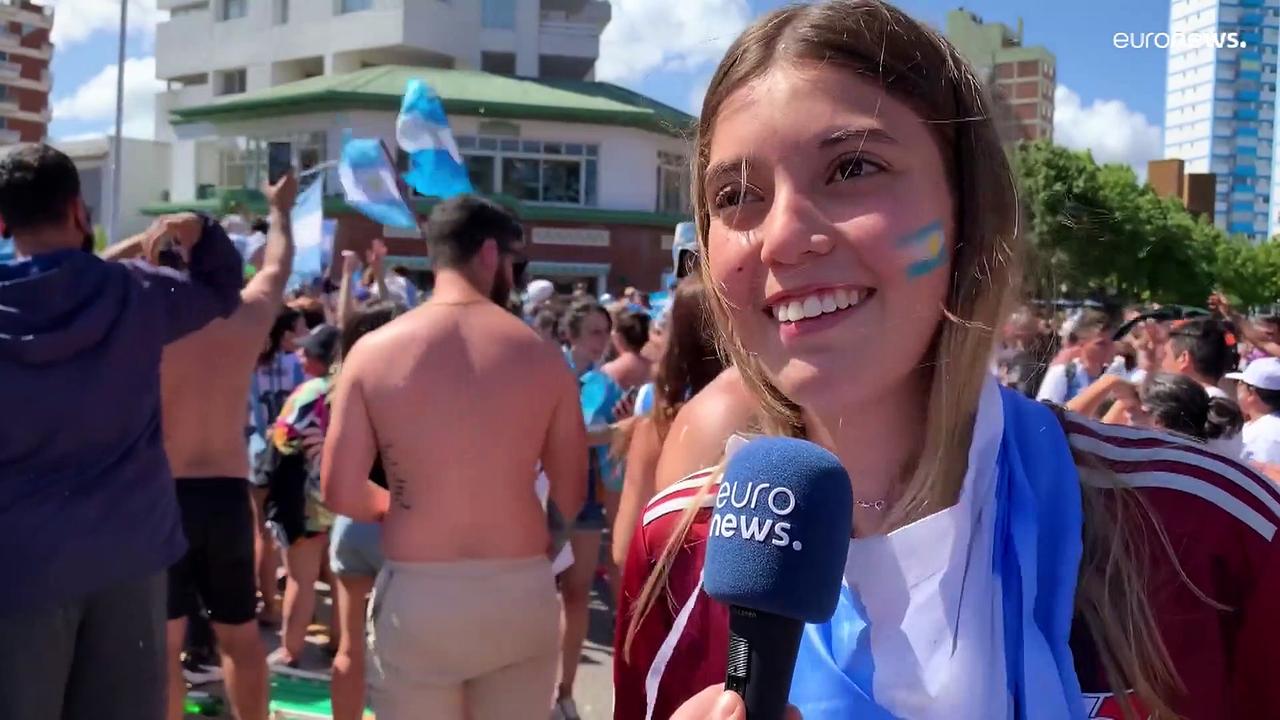 Celebrations In Buenos Aires After Argentina S One News Page Video