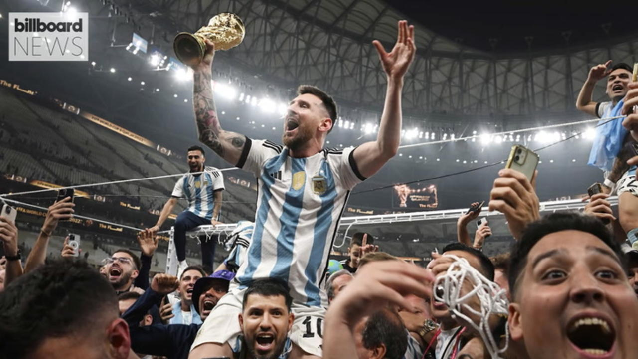 Ricky Martin, Kid Cudi, Daddy Yankee & More Celebrate Argentina’s World Cup Win | Billboard News