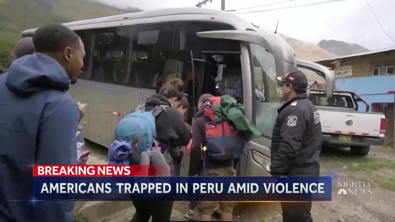 Deadly Protests Across Peru Stranding American Tourists