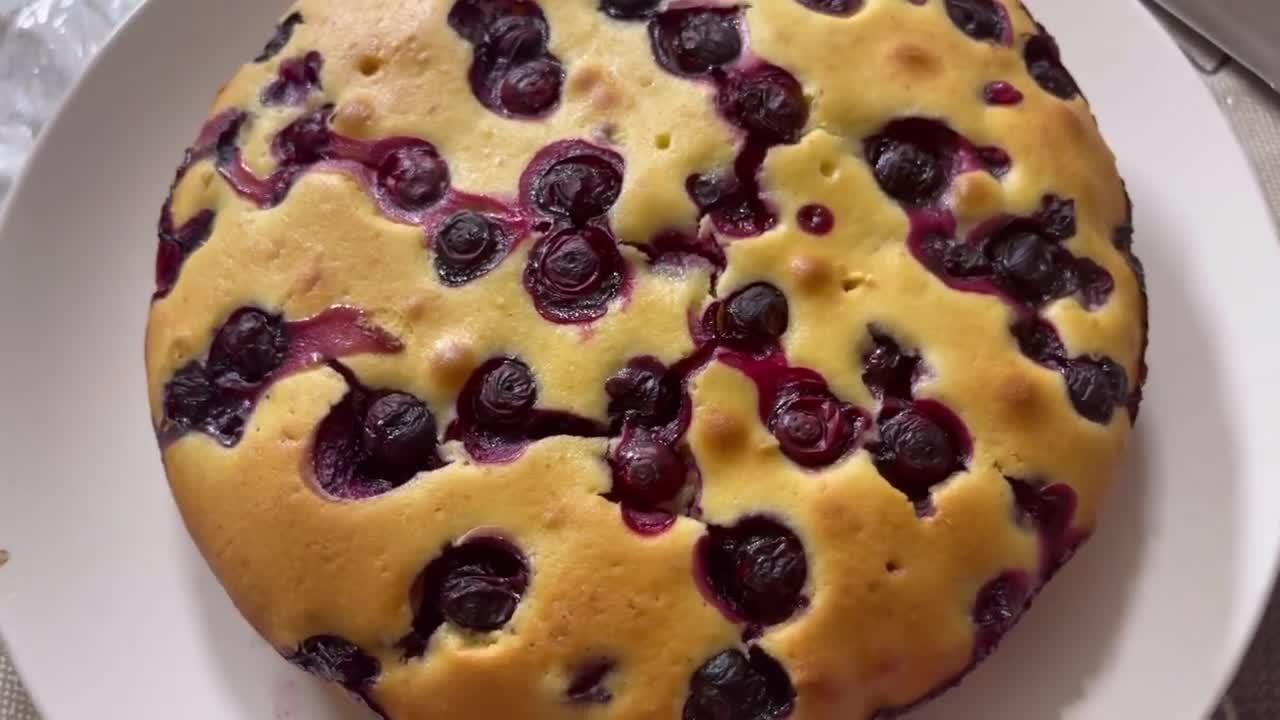 Simple Blueberry Cake Recipe 🫐 - One News Page VIDEO