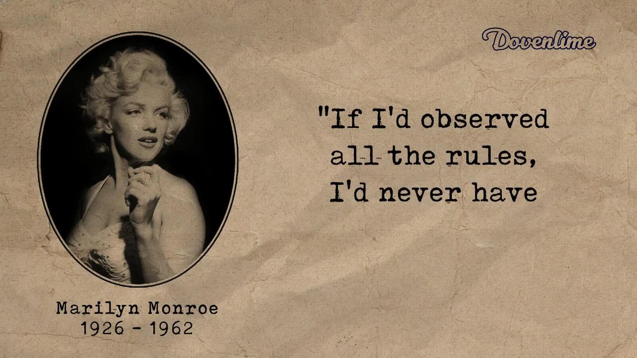 Best Marilyn Monroe Quotes about Love, Dreams, Life and You Should Know