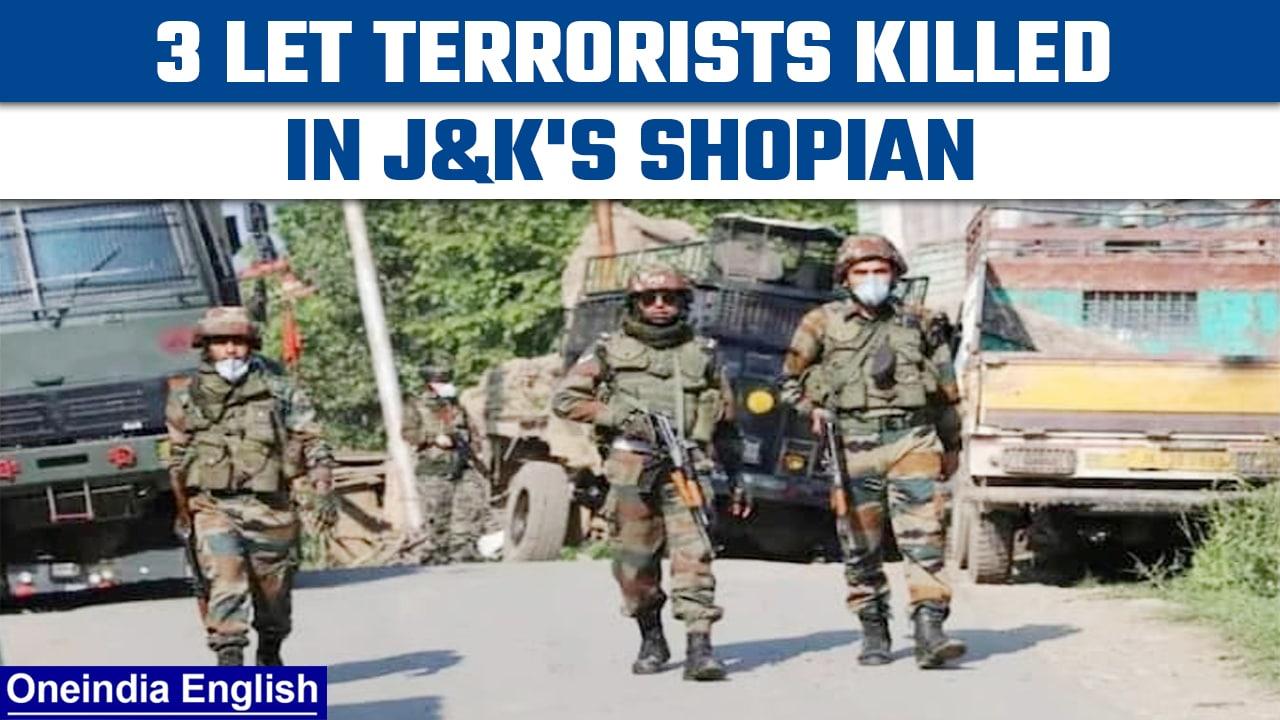 J&K: 3 LeT terrorists killed in Shopian encounter; search operation underway | Oneindia News*News
