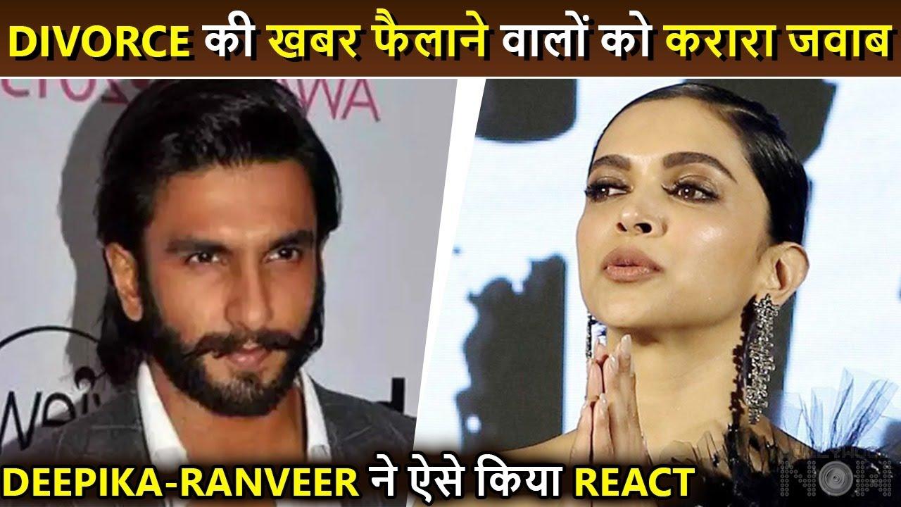 Deepika And Ranveer Slam News About Divorce, Says 'We Are Together'