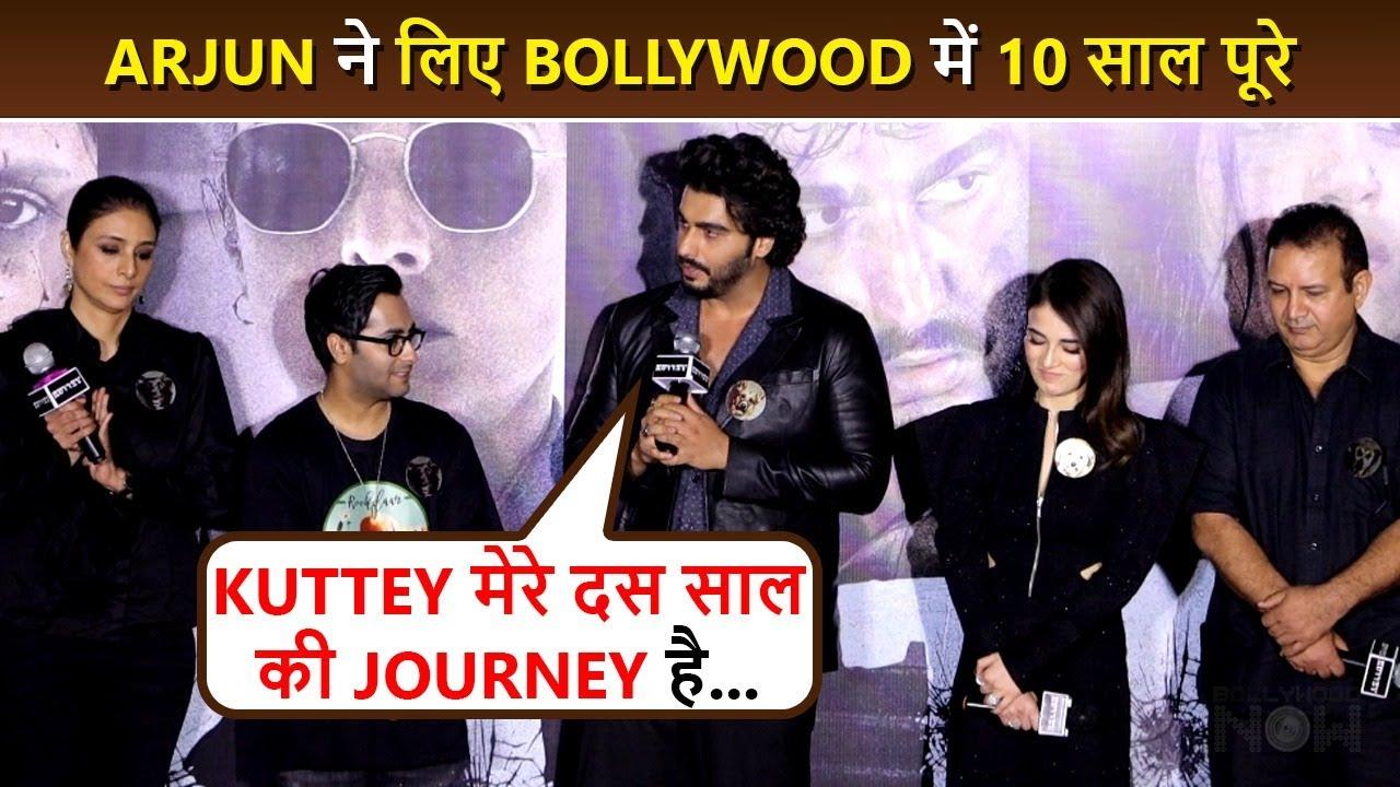 Arjun Kapoor Reacts On Completing 10 Yrs In Bollywood Kuttey Trailer Launch