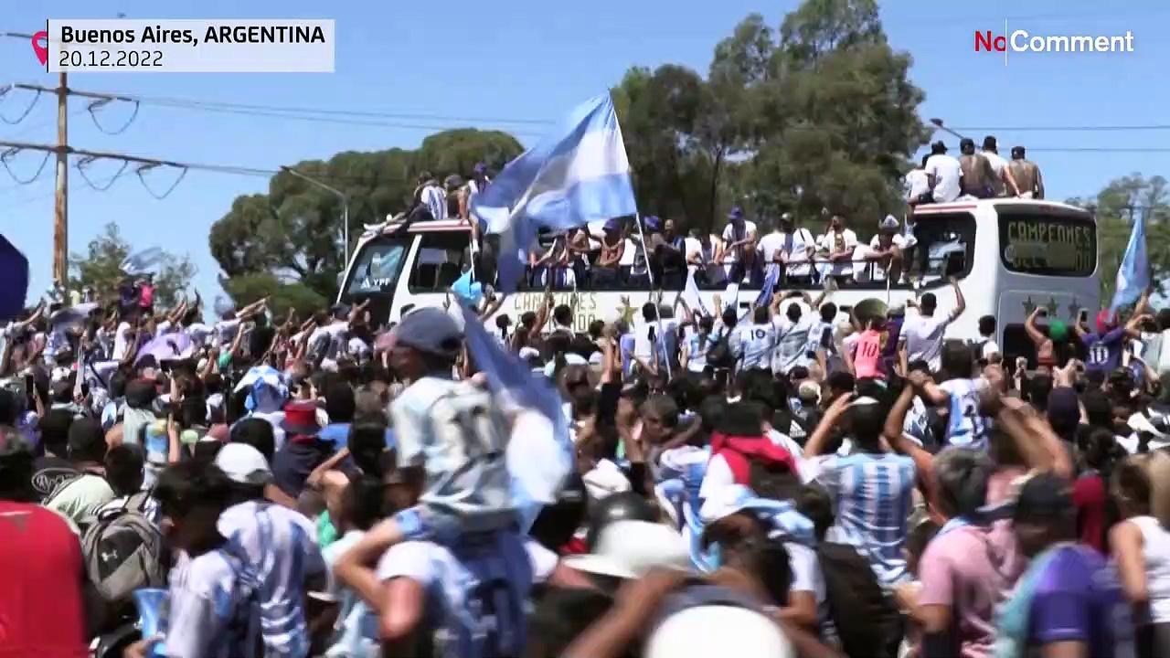 Watch: Argentine world cup celebrations end in violence