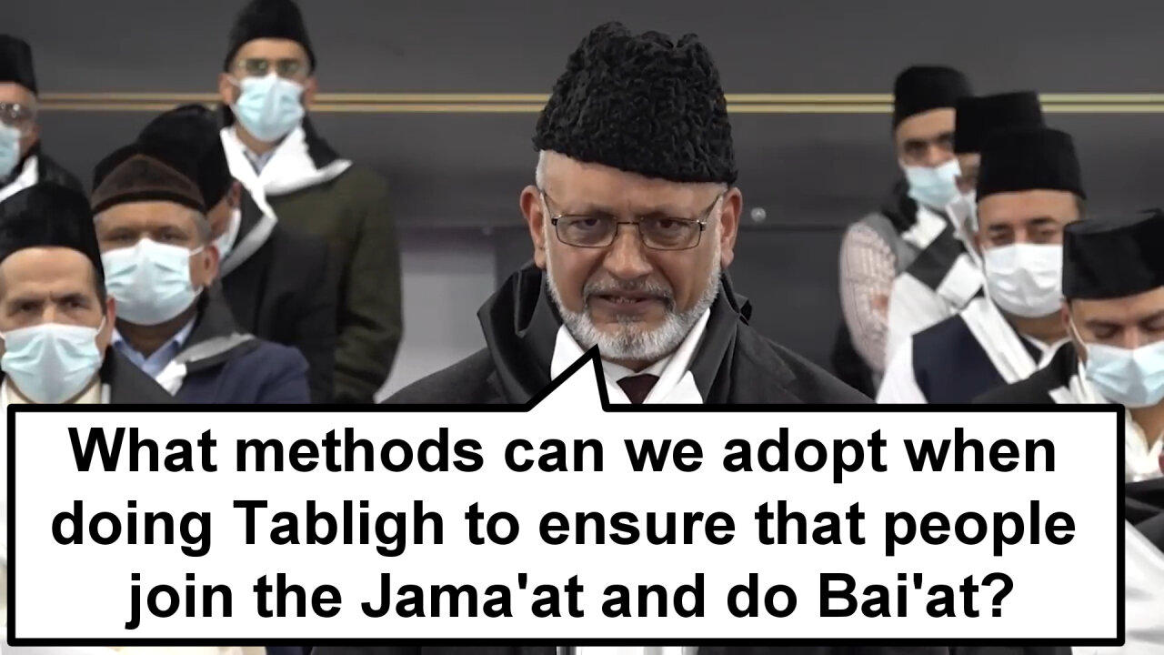 What methods can we adopt when doing Tabligh to ensure that people join the Jama'at and do Bai'at?