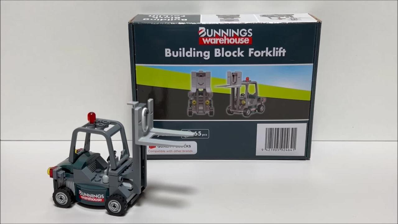 Bunnings Warehouse Building Block Forklift