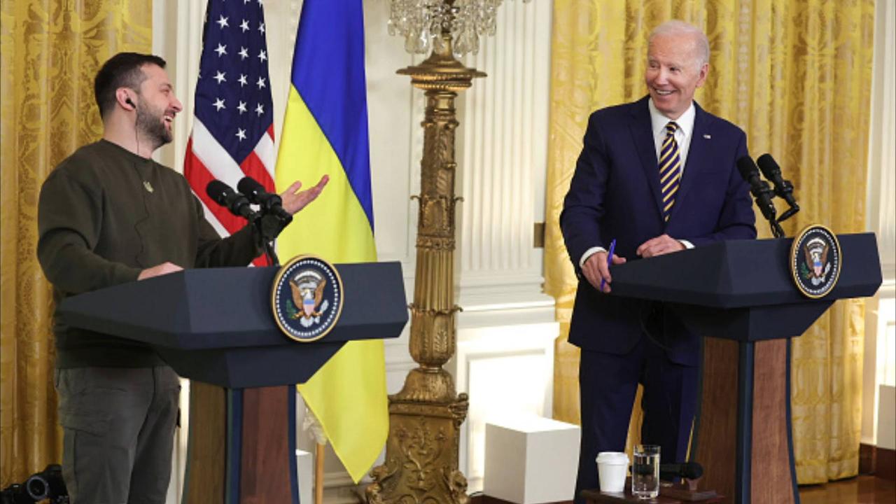 Biden Meets With Zelensky at the White House