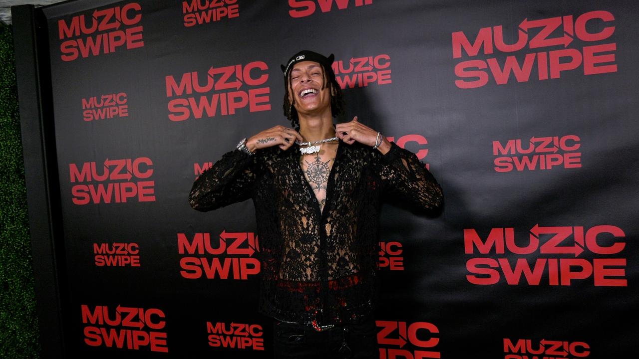 Rapper Rosebud 'MuzicSwipe Holiday Party' Red Carpet Event in Los Angeles