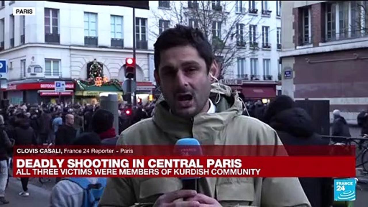 France: ''Emotions have turned into anger' near Kurdish centre after deadly Paris shooting