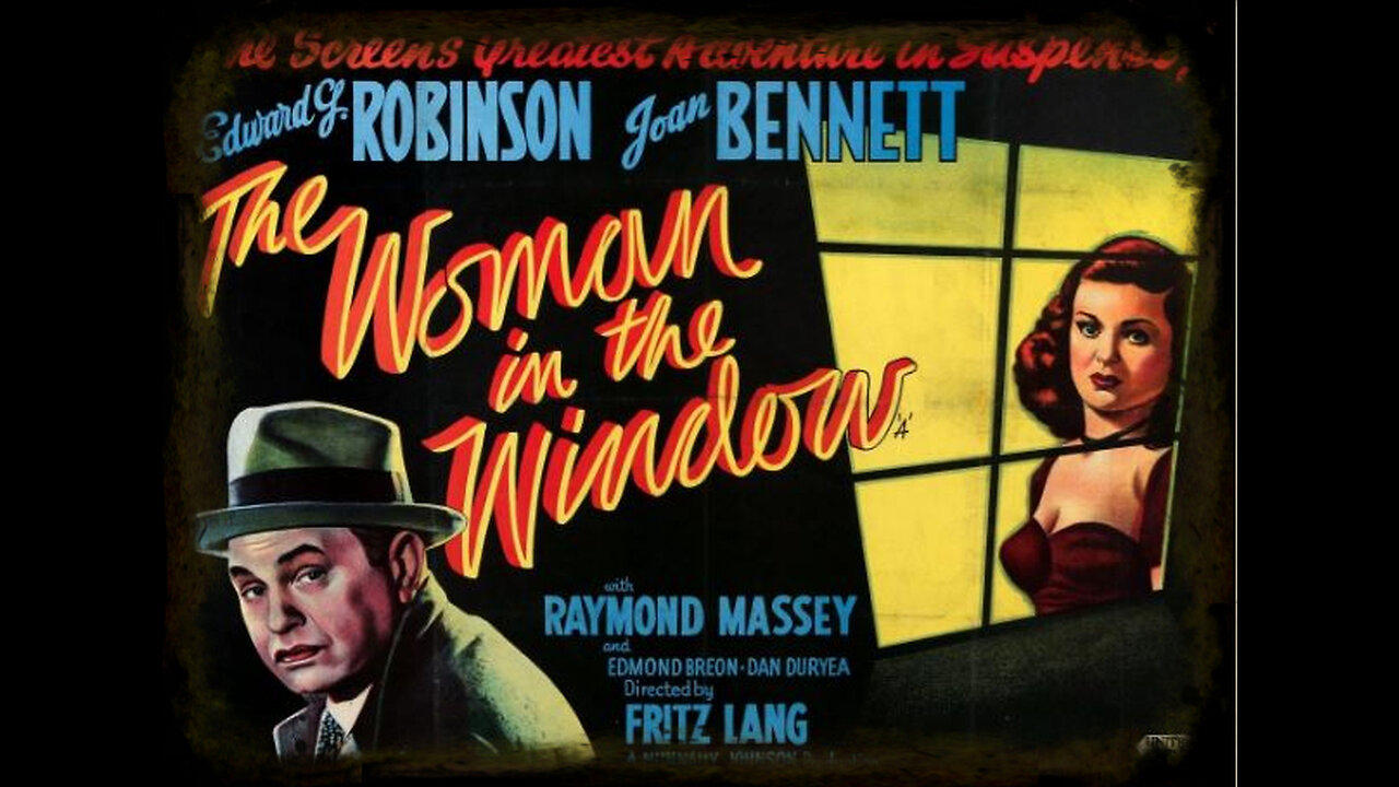 The Woman In the Window 1944  | Crime | Drama | Film Noir | Hollywood Classic Movies