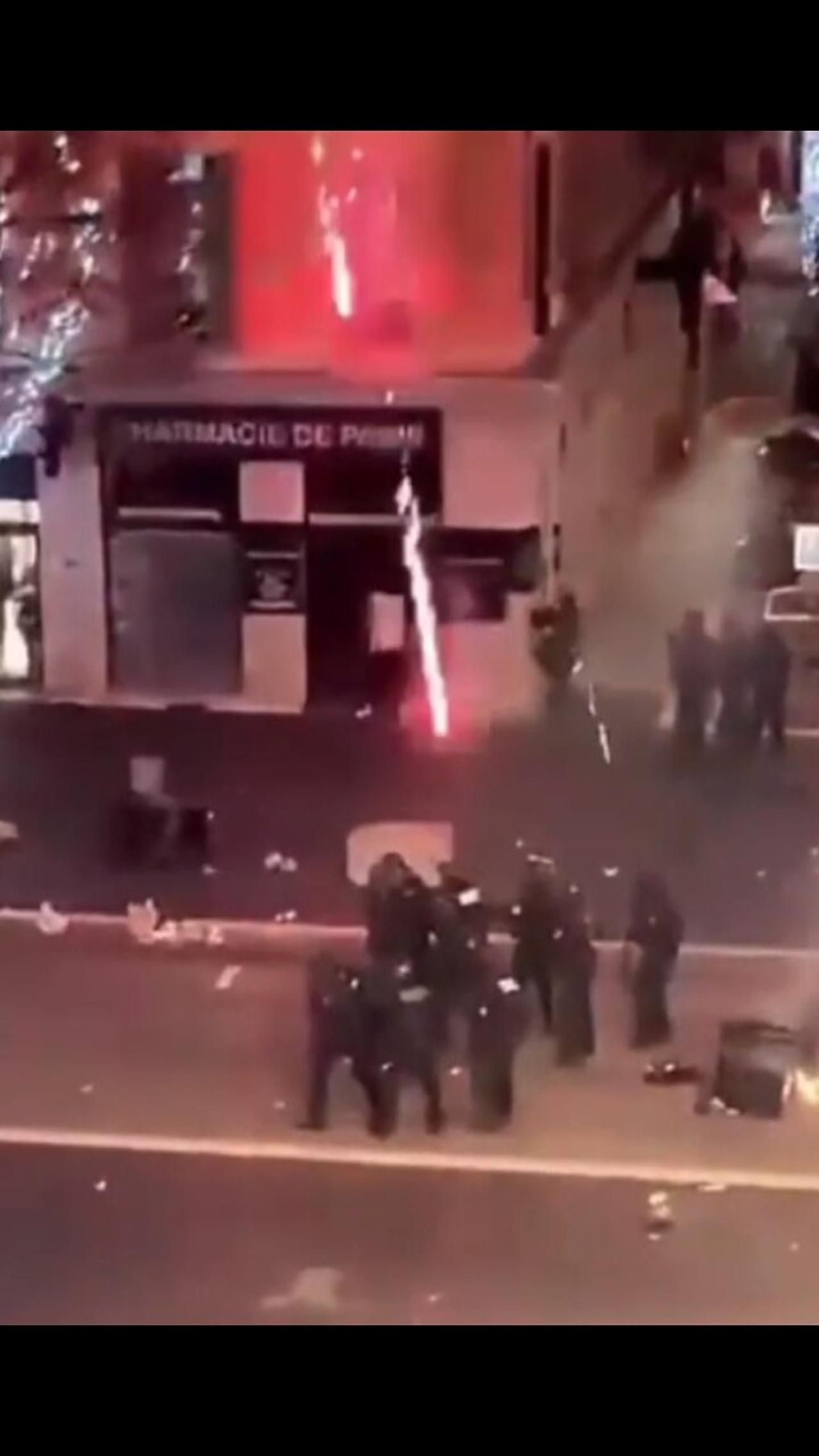 Riots erupted in Paris