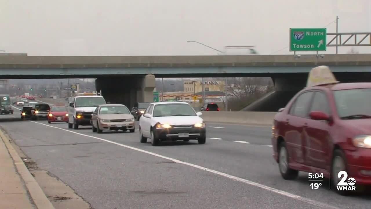 Winter weather impacting holiday travel in Baltimore area