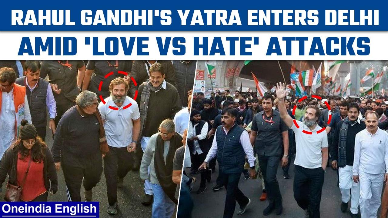 Rahul Gandhi-led Bharat Jodo Yatra enters Delhi amid govt’s alerts on Covid | Oneindia News *News