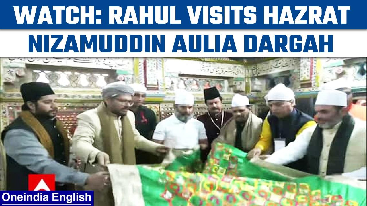 Bharat Jodo Yatra enters Delhi; Rahul Gandhi visits Hazrat Nizamuddin Aulia Darg | Oneindia News