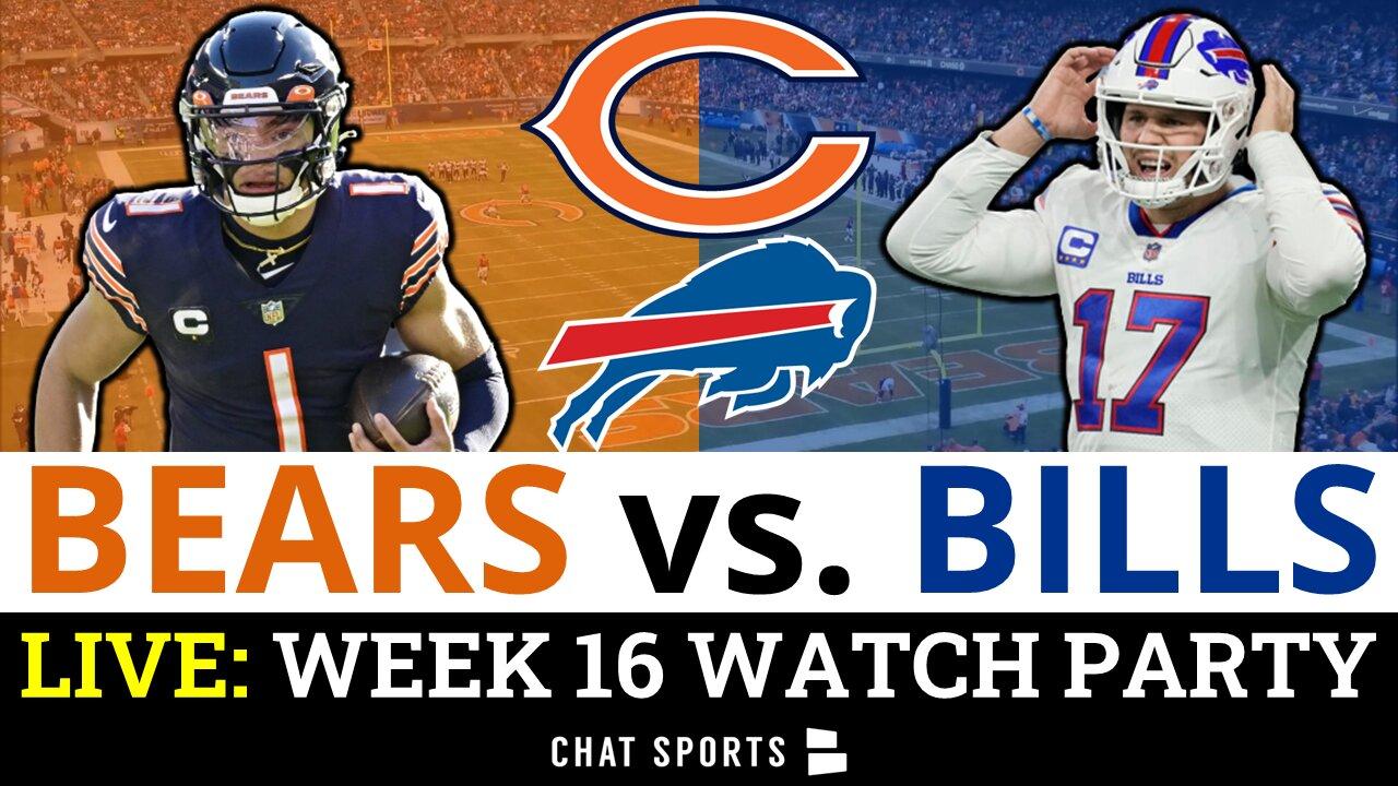 LIVE: Chicago Bears vs. Buffalo Bills Watch Party | NFL Week 16