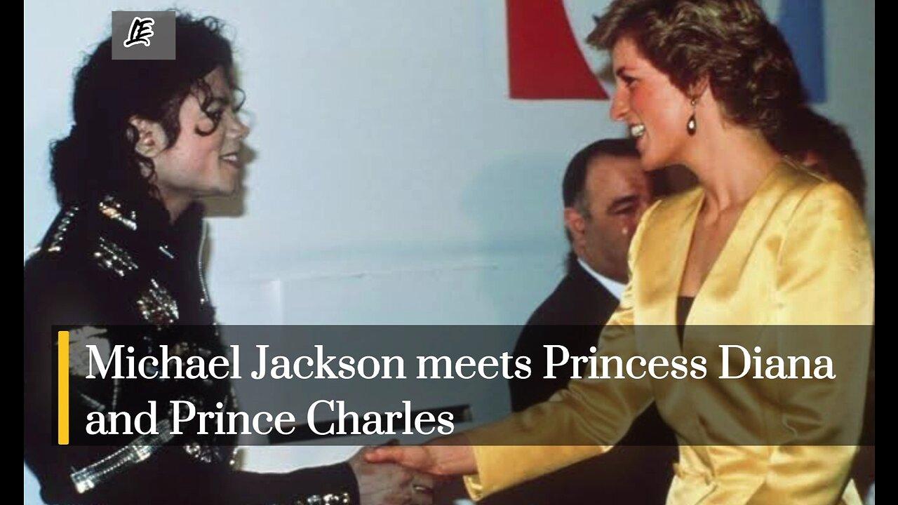 Michael Jackson meets Princess Diana and Prince Charles