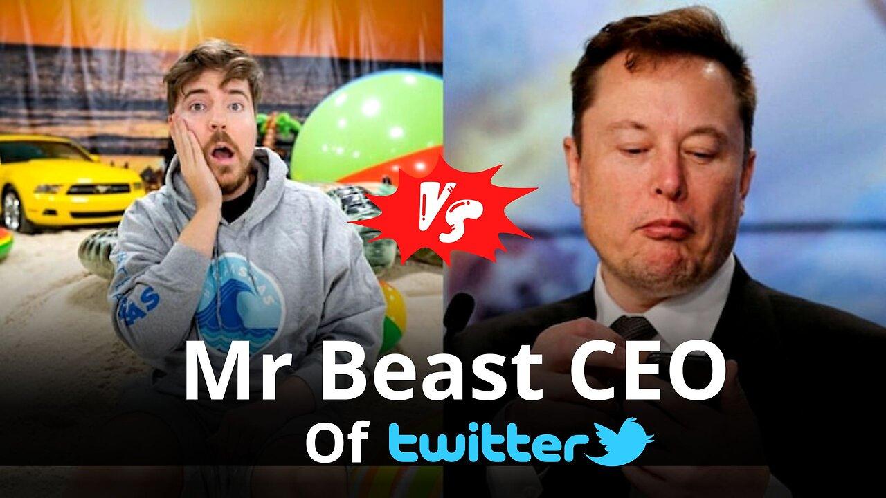 Youtuber Mr Beast New CEO of Twitter ??!!