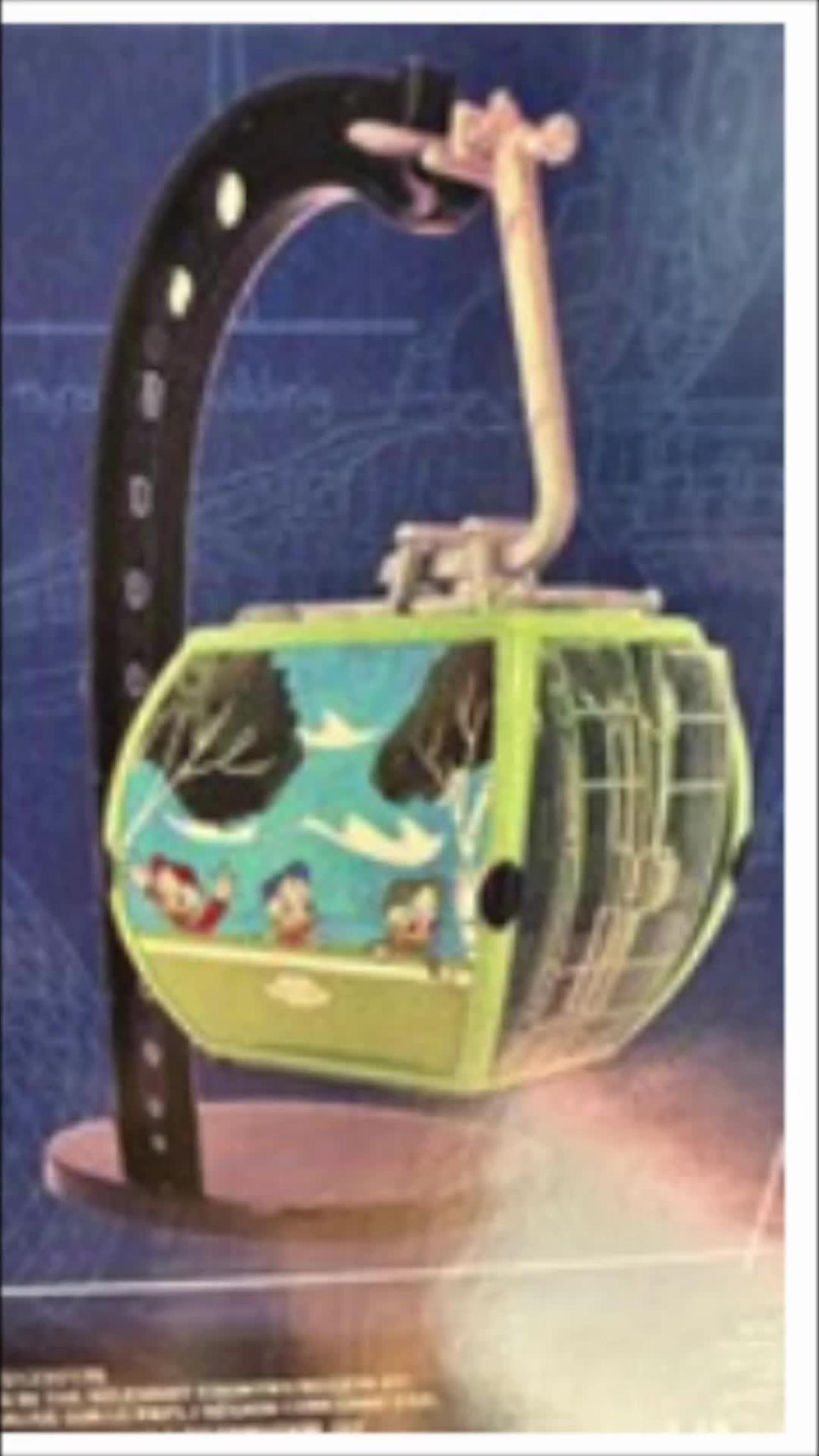 Walt Disney World Skyliner Gondola Model with Scrooge Mc Duck #shorts