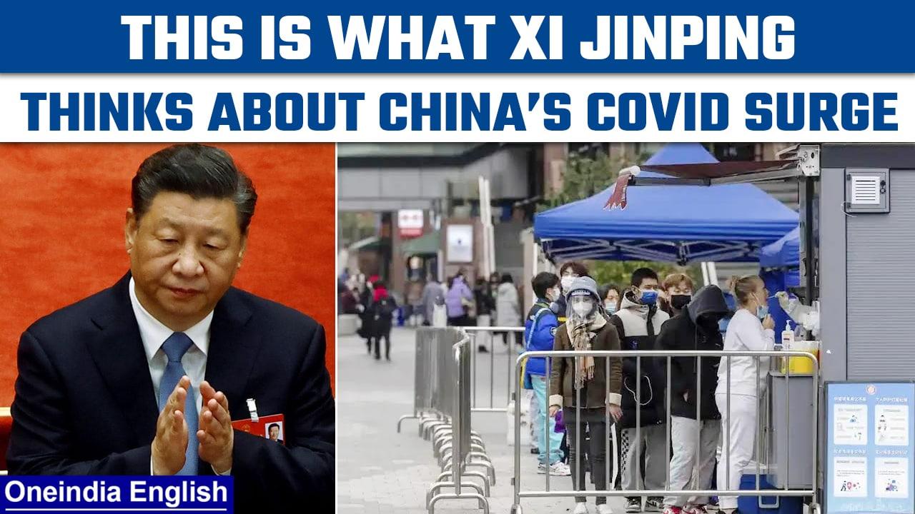Covid in China: Xi Jinping comments for the first time after massive case rise| Oneindia News *News