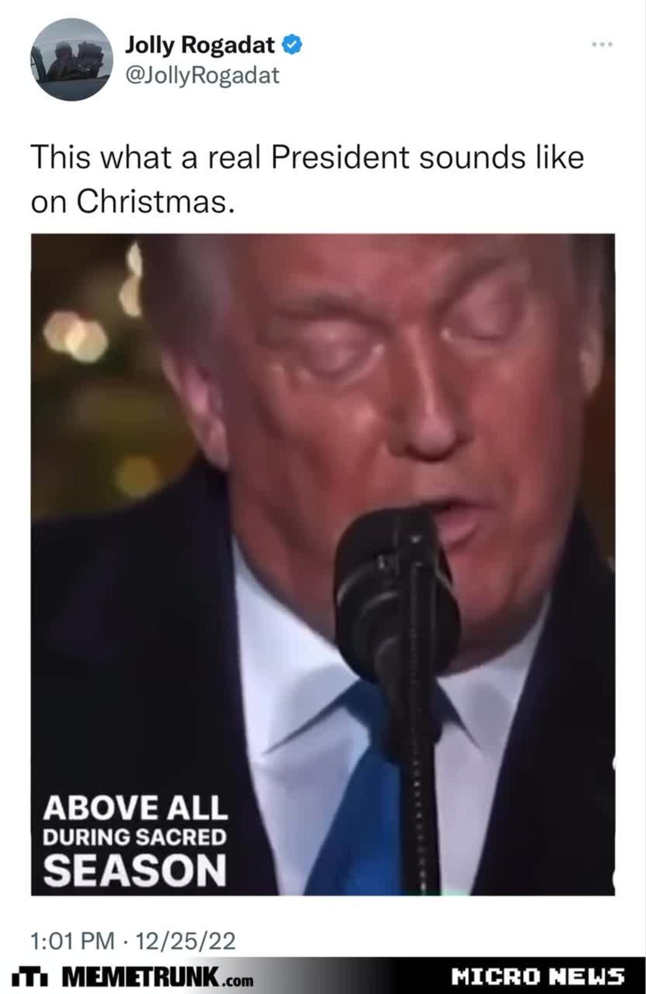President Trump’s Christmas Message