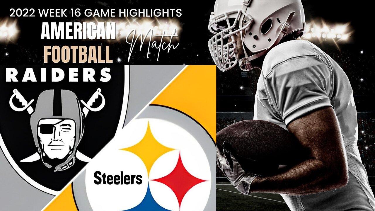 Las Vegas Raiders vs. Pittsburgh Steelers 2022 One News Page VIDEO