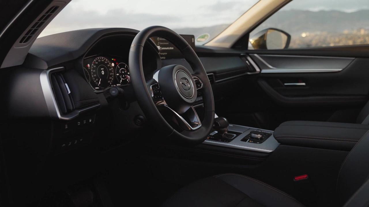 All-new 2022 Mazda CX-60 Interior Design in Machine Grey in Portugal