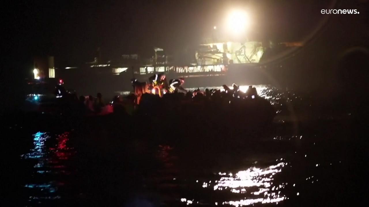 European charity rescues 113 migrants off the coast of Libya