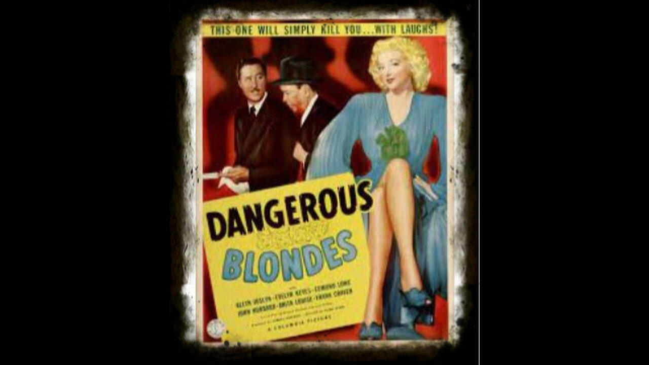 Dangerous Blondes 1943 | Vintage Comedy Drama | Vintage Mystery Movies | Film Noir | Crime Noir |