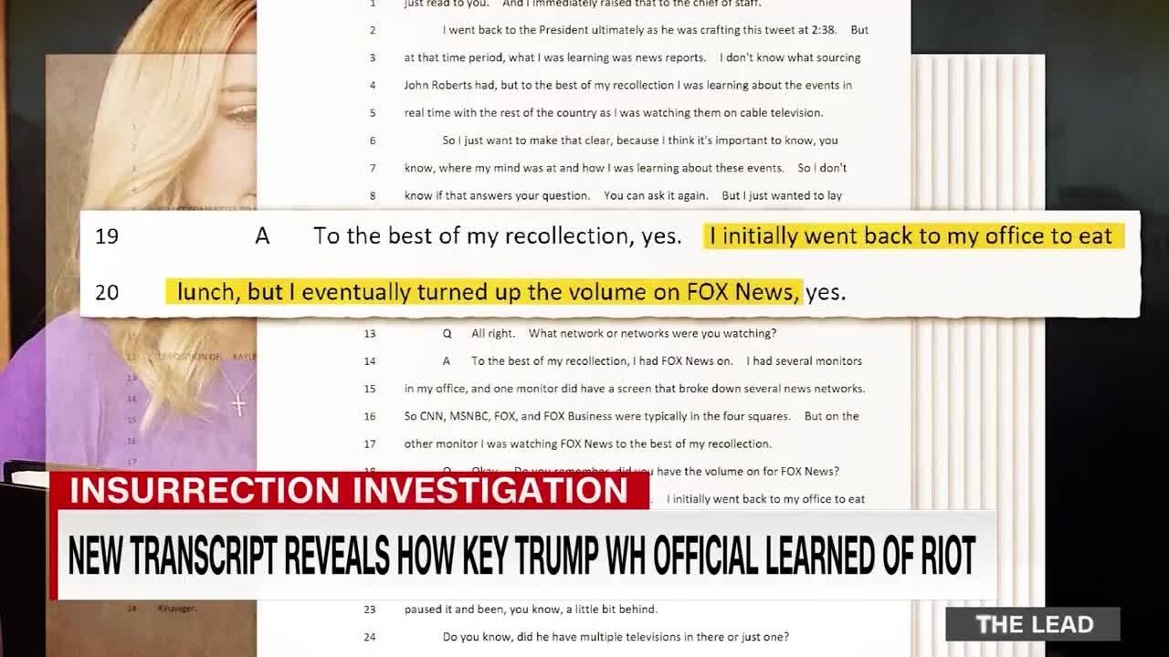 New Jan. 6 transcripts reveal how Trump officials learned of the riot