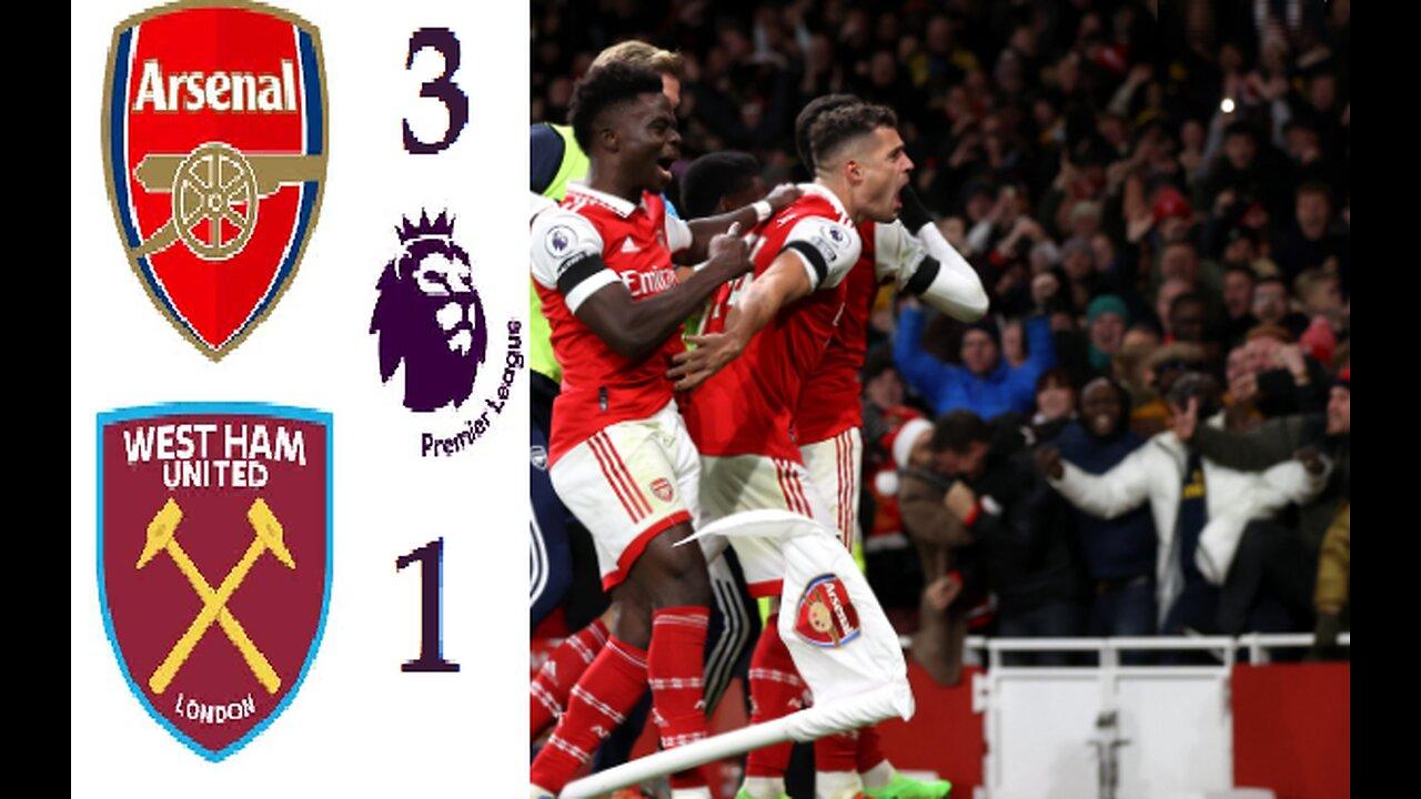 Arsenal vs West Ham 3 - 1 Full Highlight (High Quality)
