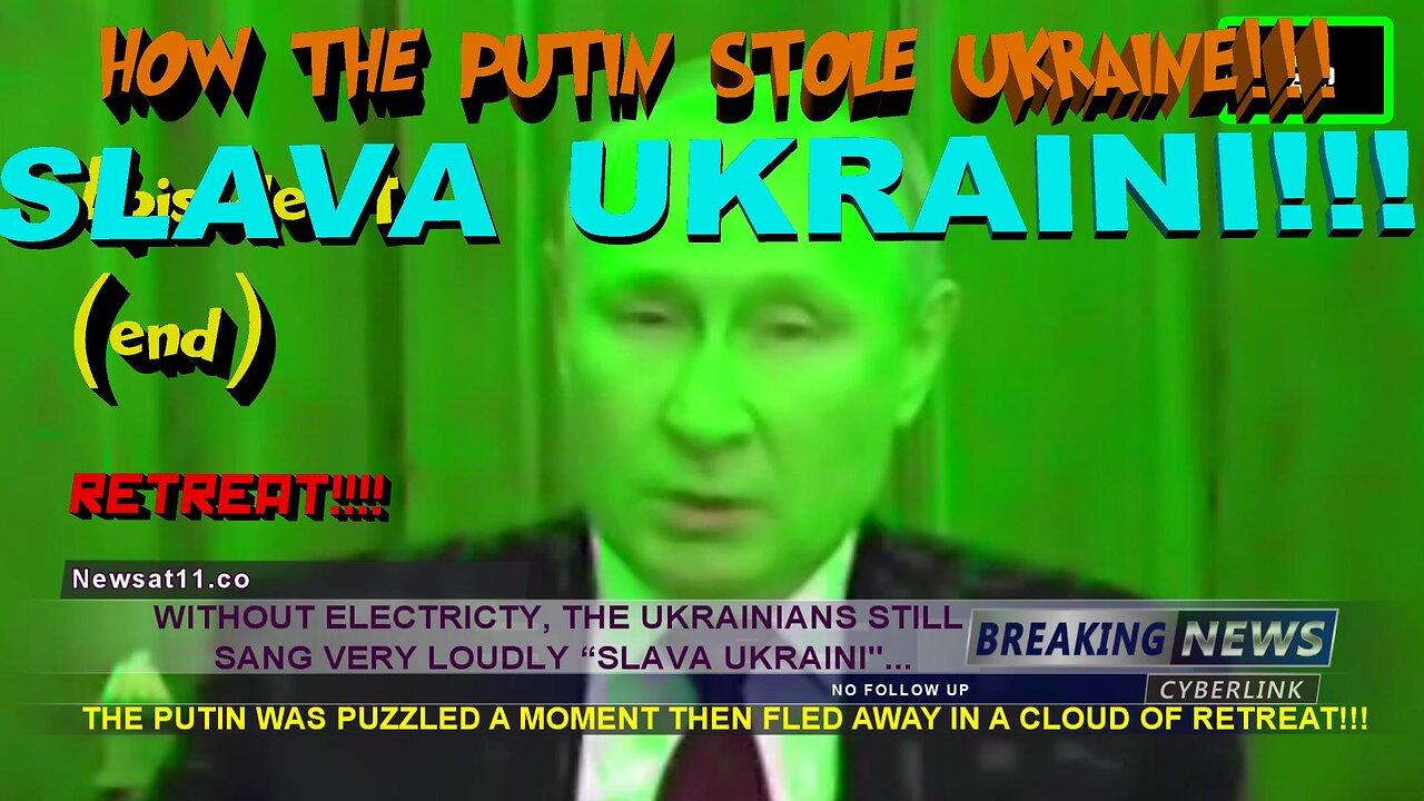 Without Electricity, The Ukrainians Still Sang Very Loudly  “Slava Ukraini”…   Disinfo Show #17