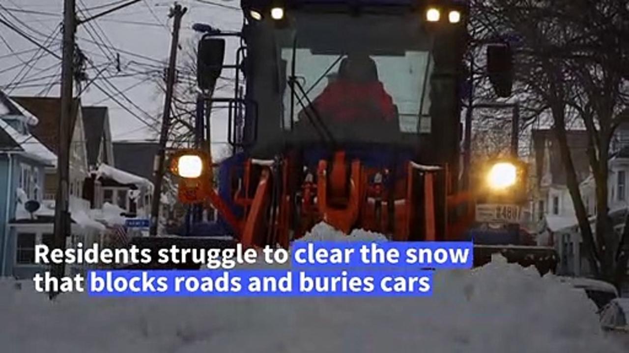 Buffalo, New York struggles with snow after monster storm