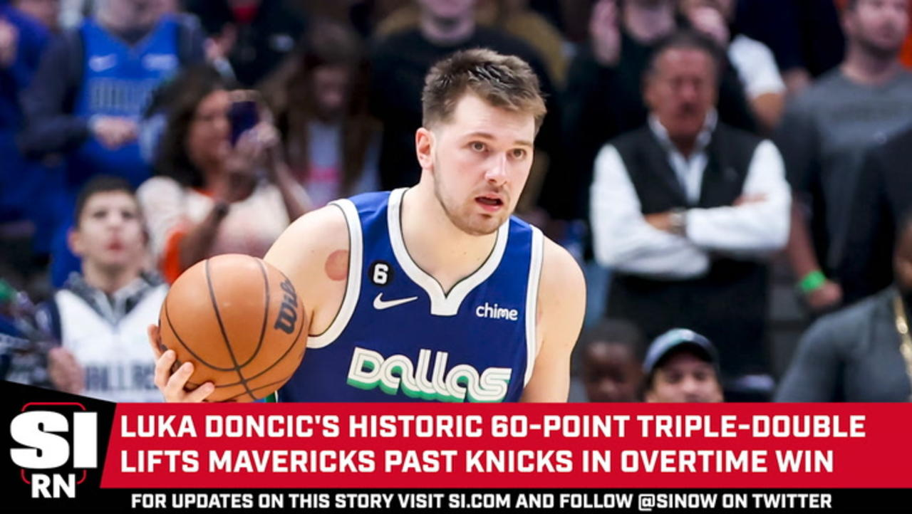 Luka Doncic Has Historic 60-Point Triple-Double in OT Win Against Knicks