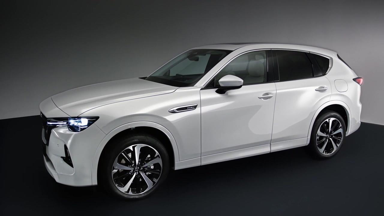 All-new Mazda 2022 CX-60 Design in Rhodium White