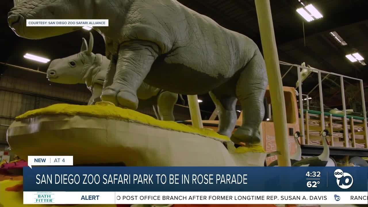 San Diego Safari Park to participate in Rose Parade
