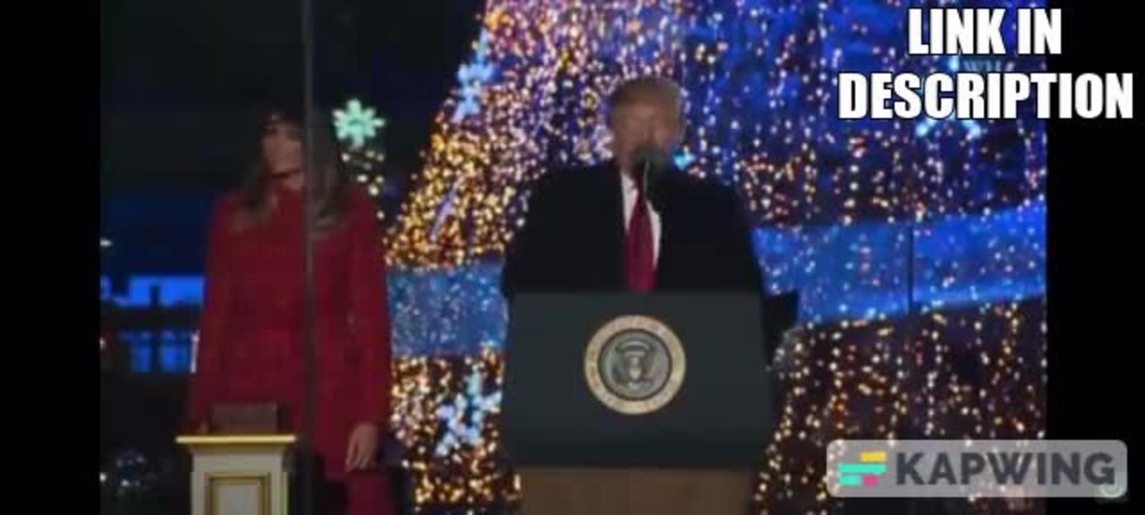 📣 LISTEN CAREFULLY: President Trump with an important Christmas message to all Patriots!
