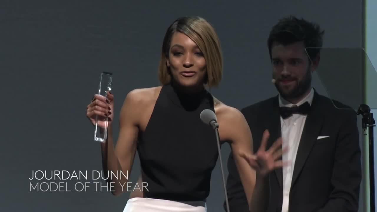 Jourdan Dunn  Model of The Year  British Fashion Awards 2015