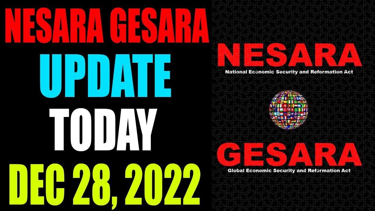 NESARA GESARA UPDATE EXCLUSIVE TODAY DECEMBER One News Page VIDEO   1672317935 NESARA GESARA UPDATE EXCLUSIVE TODAY DECEMBER 28 2022 Hires 