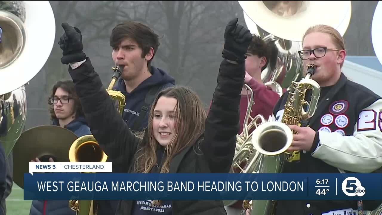 Local marching band heading to London for New Year's Day parade