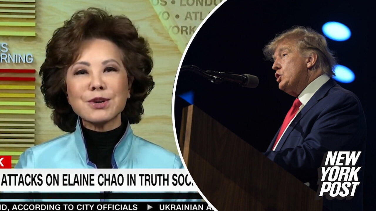Elaine Chao asks media not to repeat 'racist' Trump jab at her name