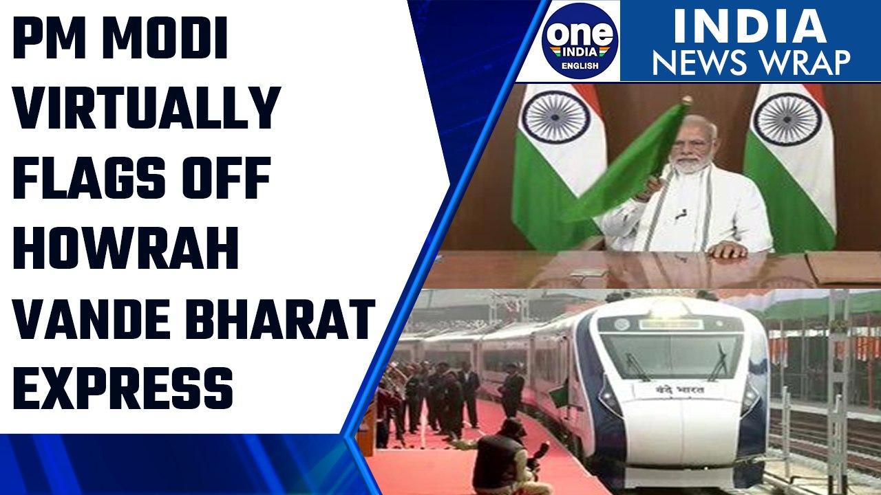PM Modi virtually flags off Howrah-New Jalpaiguri Vande Bharat Express | Oneindia News *News