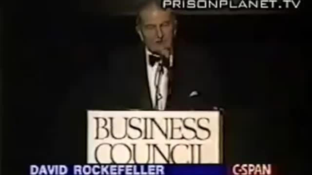 Luciferian billionaire David Rockefeller states that controlling the world