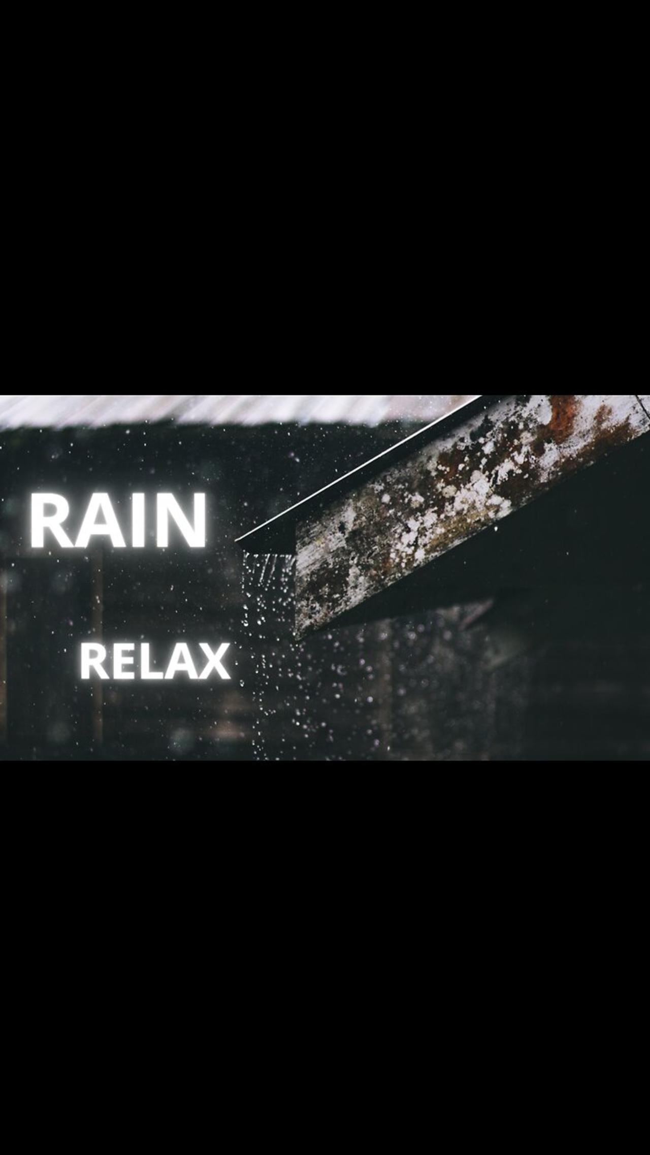 RELAXING RAIN SOUND (sound for sleep and meditation)
